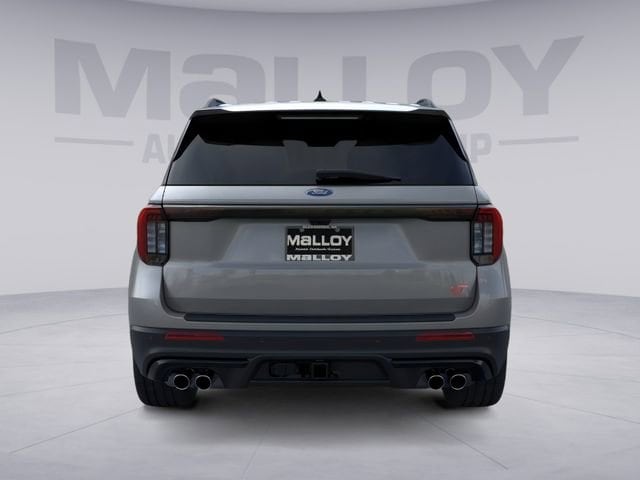 2026 Ford Explorer ST in Carbonized Gray Metallic — front three-quarter view