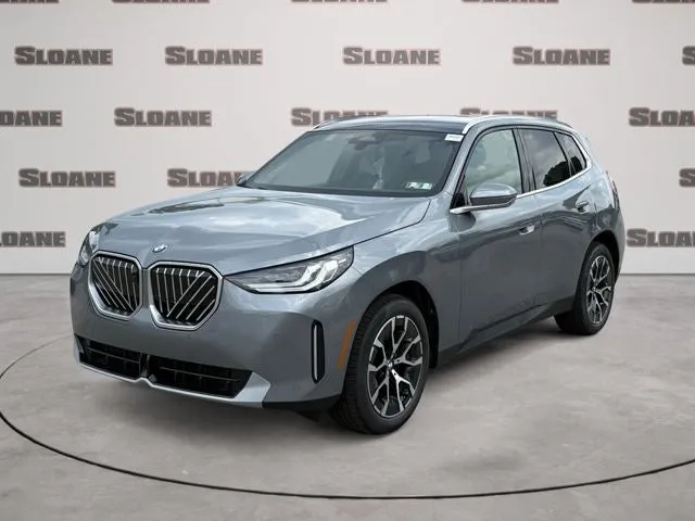 2026 BMW X3 30 xDrive in Skyscraper Grey Metallic — front three-quarter view