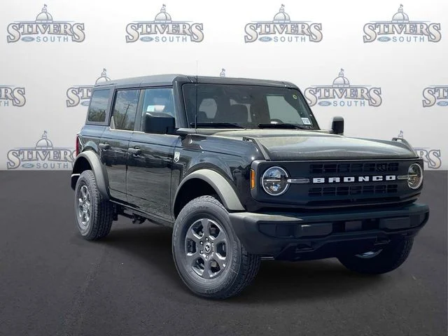 2026 Ford Bronco Big Bend in Black — front three-quarter view