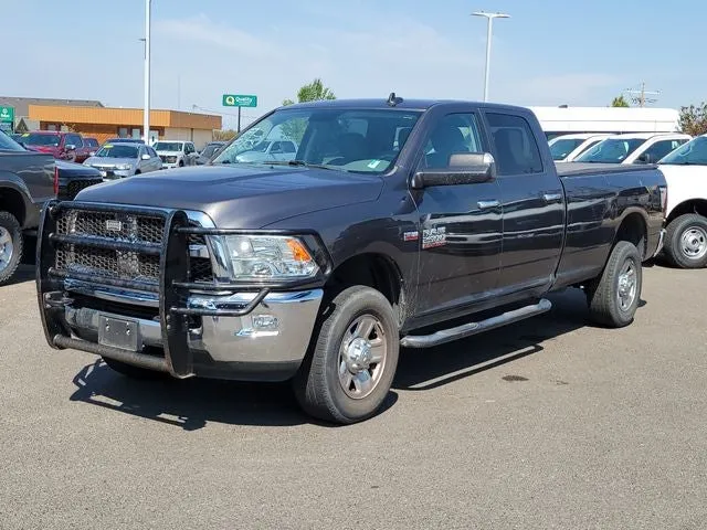 2018 RAM 2500 SLT in Granite Crystal Metallic Clearcoat — front three-quarter view