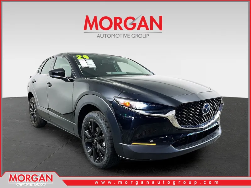2024 Mazda CX-30 2.5 S Select Sport in Black — front three-quarter view