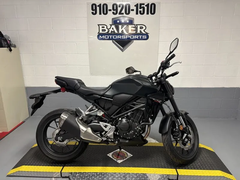 2025 Honda CB300R — front three-quarter view