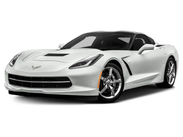2015 Chevrolet Corvette 1LT in Black — front three-quarter view