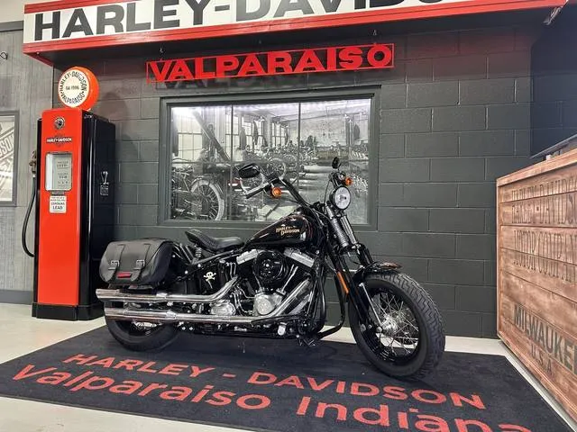 2009 Harley-Davidson® FLSTSB - Cross Bones™ — front three-quarter view