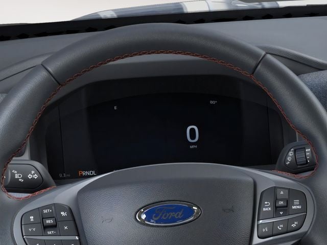 2026 Ford Explorer Active in Blue — front three-quarter view