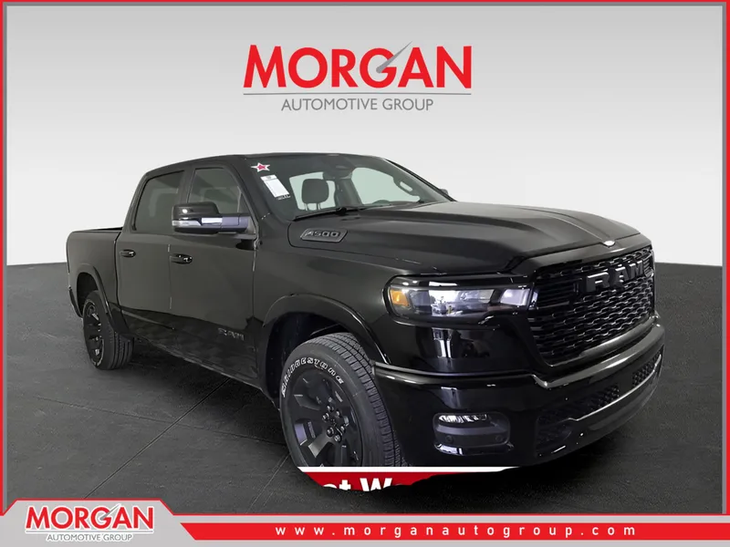 2026 Ram 1500 Big Horn/Lone Star in Black — front three-quarter view