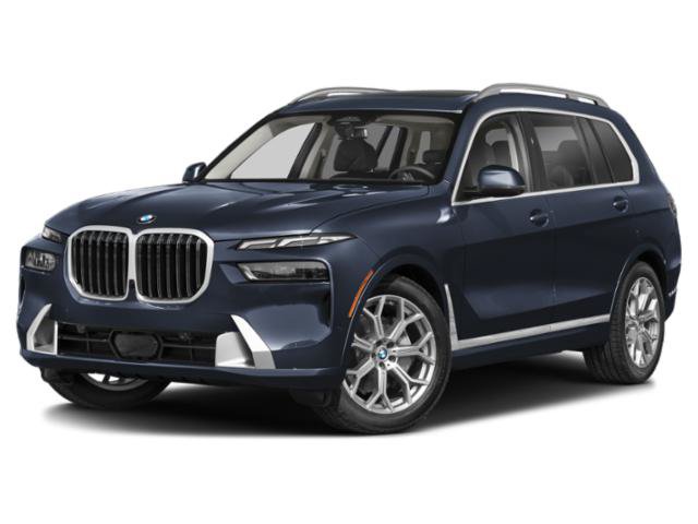 2026 BMW X7 xDrive40i in Carbon Black Metallic — front three-quarter view
