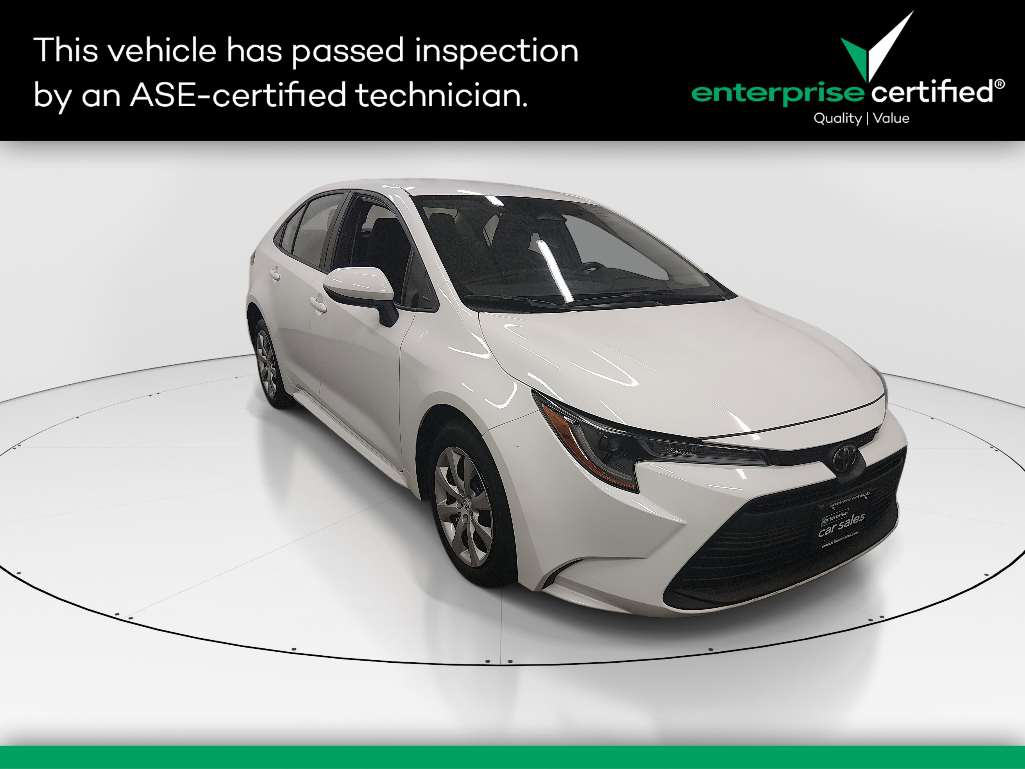 2024 Toyota Corolla LE CVT — front three-quarter view