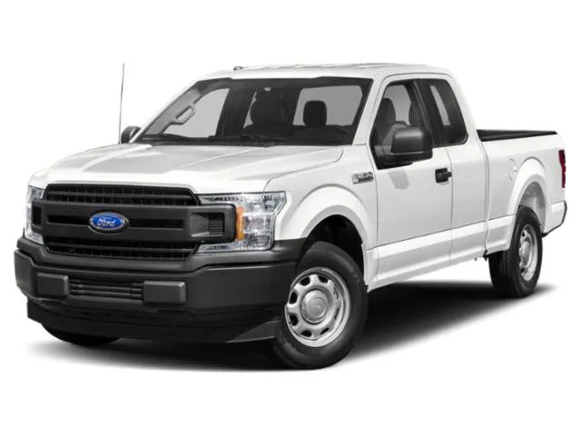 2019 Ford F-150 XL in White — front three-quarter view