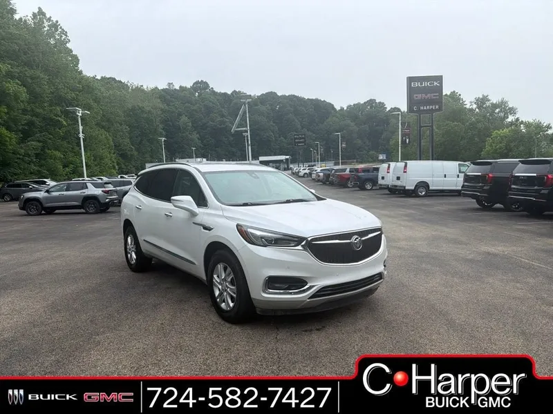 2018 Buick Enclave Premium in Includes Satin Nickel Lower Exterior Accent Color. — front three-quarter view