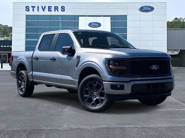 2026 Ford F-150 STX in Silver — front three-quarter view