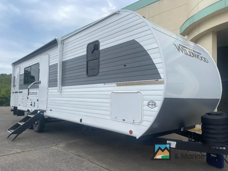 2027 Forest River RV Wildwood 26DBHD — front three-quarter view