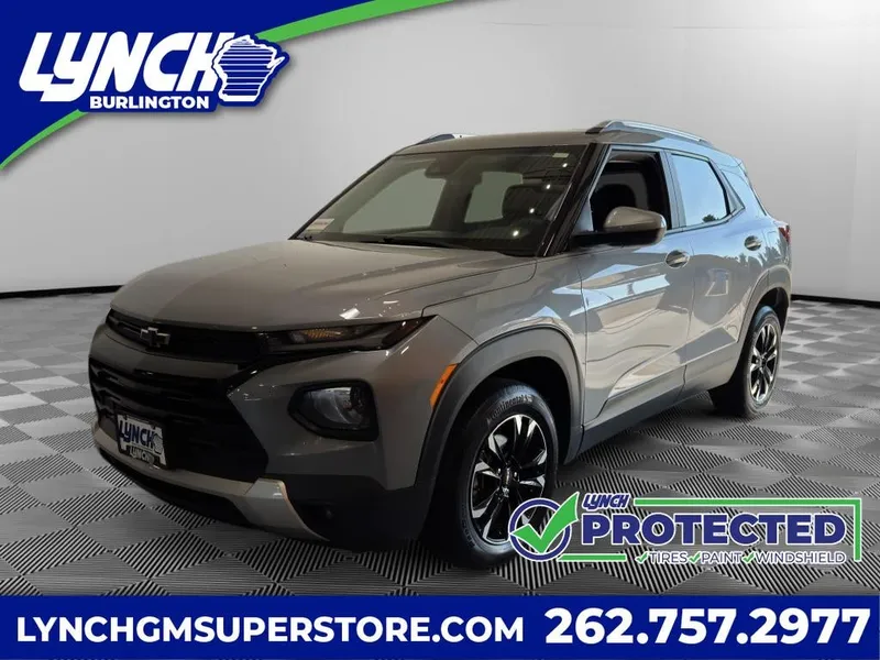 2023 Chevrolet Trailblazer LT in Sterling Gray Metallic — front three-quarter view