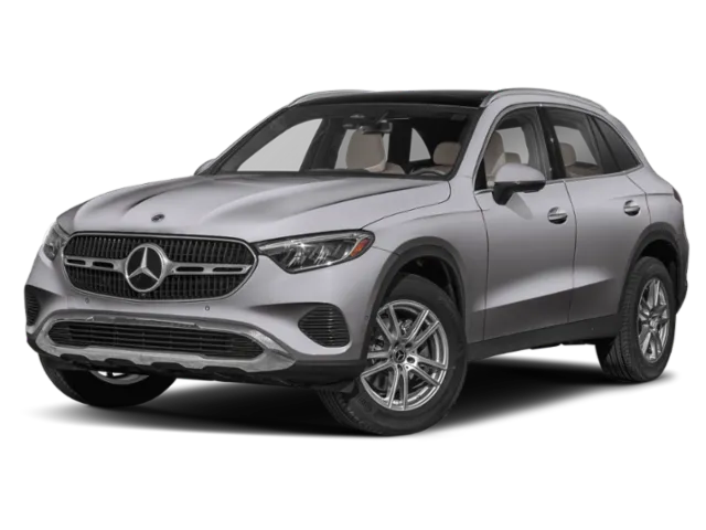2026 Mercedes-Benz GLC 300 in MANUFAKTUR Alpine Grey — front three-quarter view