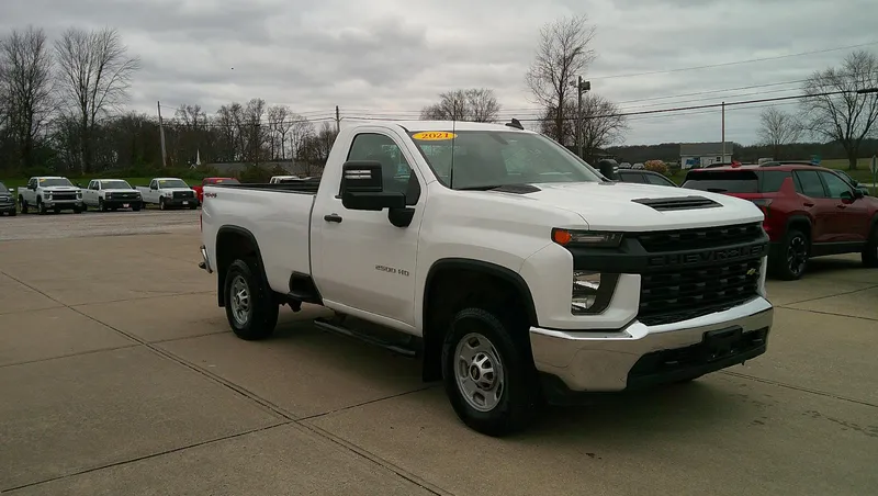 2021 Chevrolet Silverado 2500 HD WT — front three-quarter view