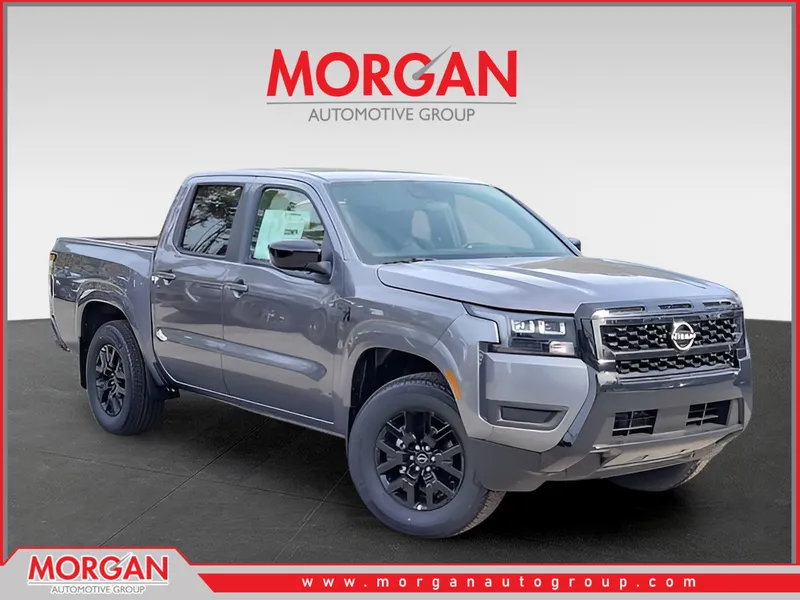 2026 Nissan Frontier SV in Gray — front three-quarter view