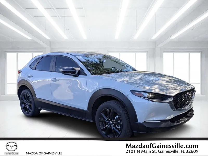 2026 Mazda CX-30 2.5 S Select Sport in White — front three-quarter view