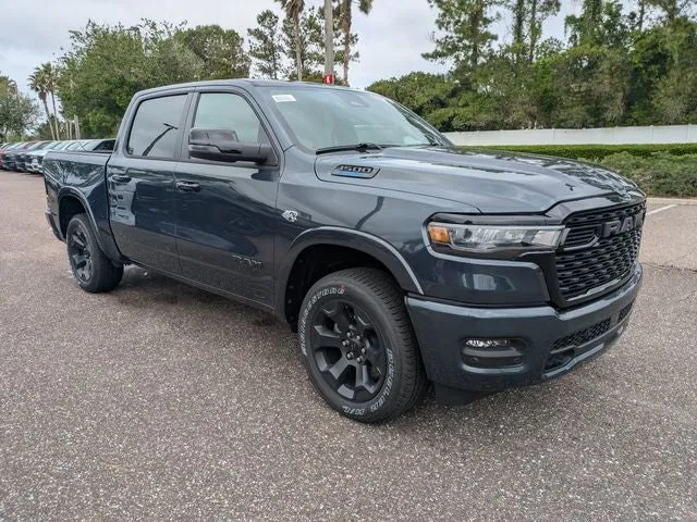 2026 RAM 1500 Big Horn/Lone Star in Forged Blue Metallic Exterior Paint — front three-quarter view