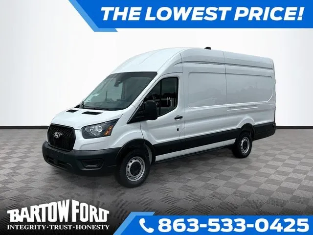 2026 Ford Transit-250 Base in Oxford White — front three-quarter view