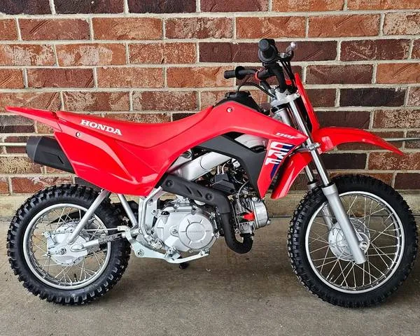 2026 Honda® CRF110F — front three-quarter view