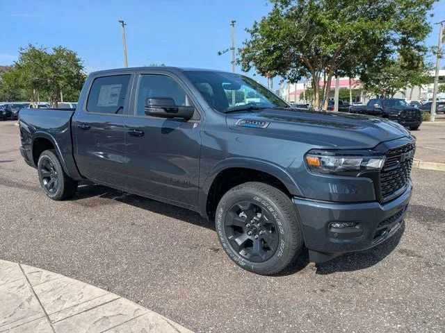 2026 RAM 1500 Big Horn/Lone Star in Forged Blue Metallic Exterior Paint — front three-quarter view