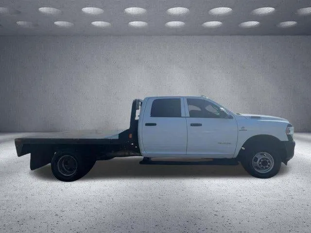 2022 RAM 3500 Chassis Cab Tradesman in Bright White Clear Coat — front three-quarter view