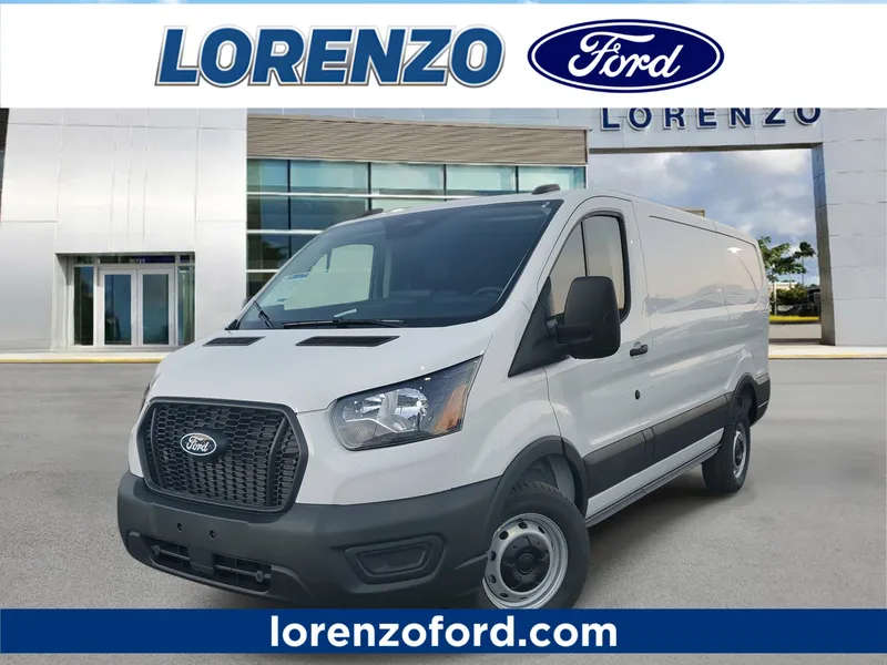 2026 Ford Transit Cargo Van Cargo Van in Oxford White — front three-quarter view