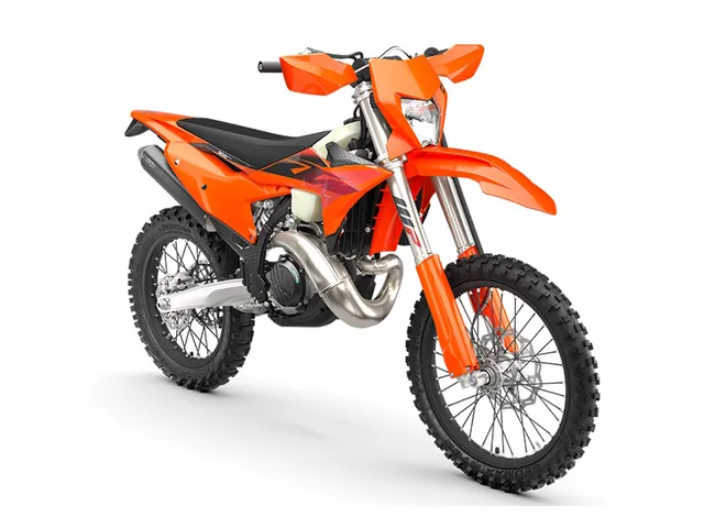 2027 KTM 300 XC-W — front three-quarter view