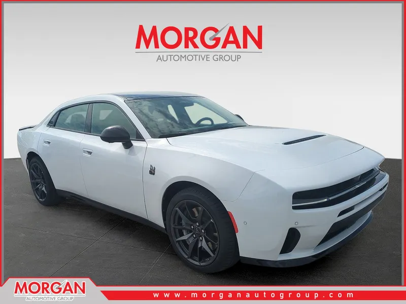 2026 Dodge Charger R/T Scat Pack in White — front three-quarter view