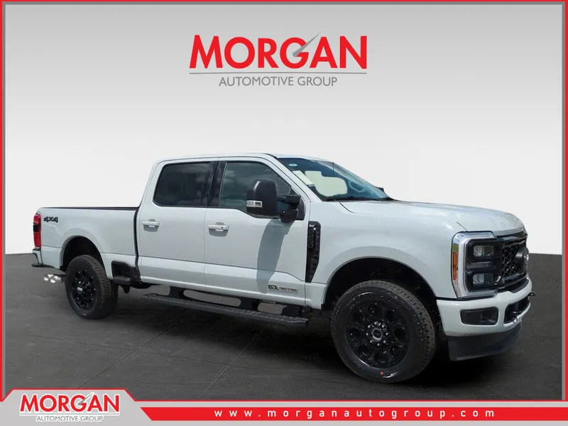 2026 Ford F-250SD XLT in White — front three-quarter view