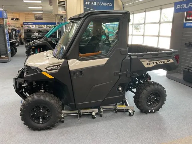 2026 Polaris® RANGER 1000 CAB-Mirage Beige — front three-quarter view