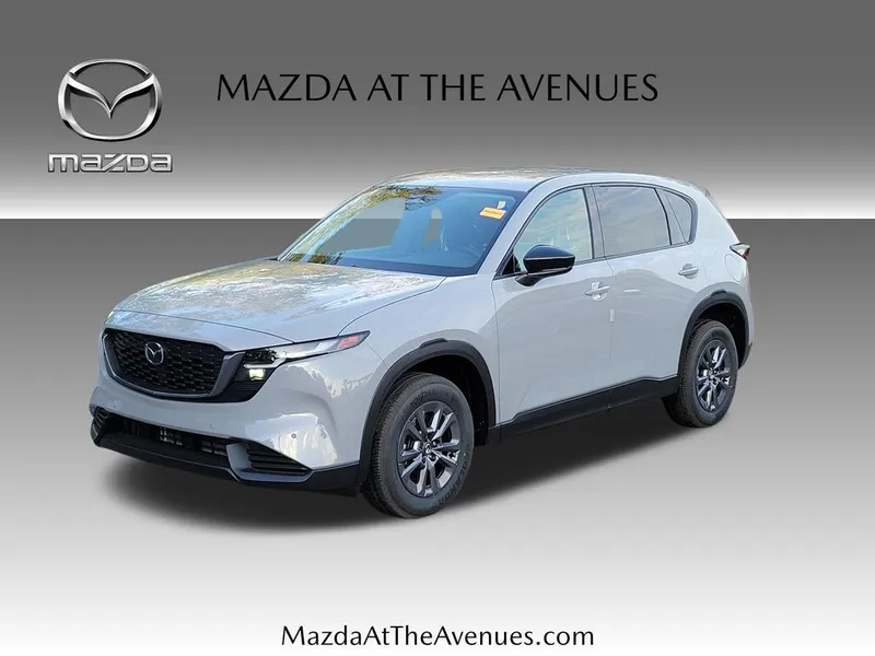 2026 Mazda CX-5 2.5 S Select in Gray — front three-quarter view