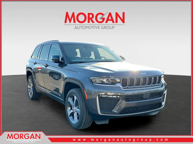 2026 Jeep Grand Cherokee Limited in Gray — front three-quarter view
