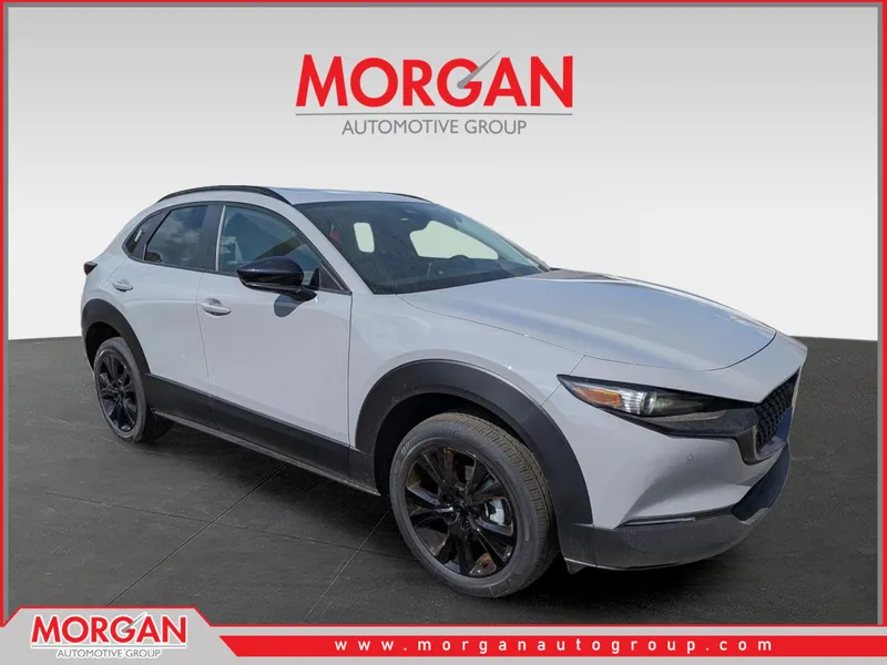 2026 Mazda CX-30 2.5 S Aire Edition in Aero Gray Metallic — front three-quarter view