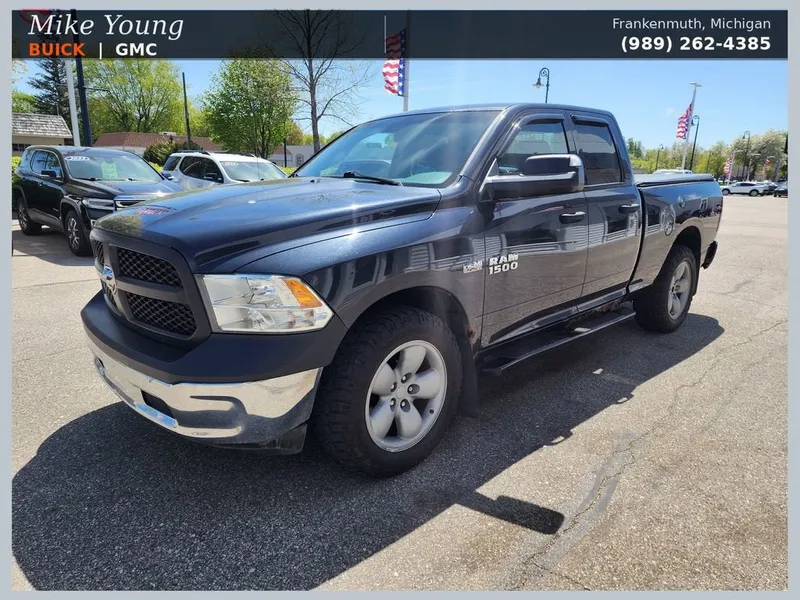 2013 RAM 1500 Tradesman in Gray — front three-quarter view