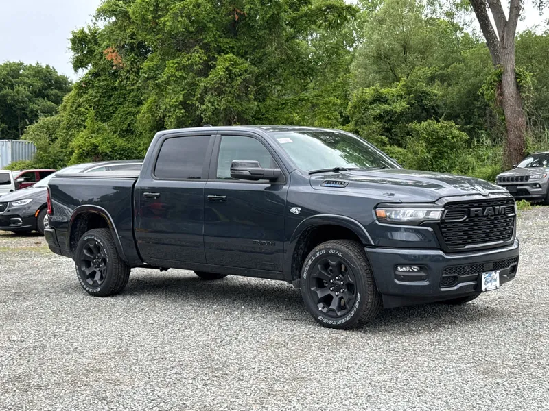 2026 RAM 1500 Big Horn in Forged Blue Metallic — front three-quarter view