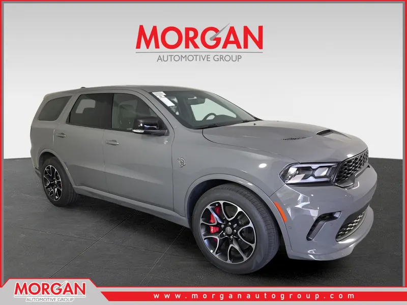 2026 Dodge Durango SRT Hellcat in Gray — front three-quarter view