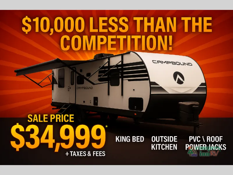 2026 Venture RV Campbound Platinum — front three-quarter view