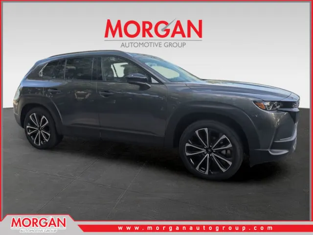 2026 Mazda CX-50 2.5 S Premium in Machine Gray Metallic — front three-quarter view