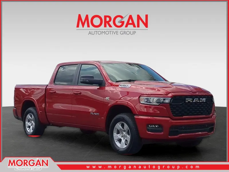 2026 Ram 1500 Big Horn/Lone Star in Red — front three-quarter view