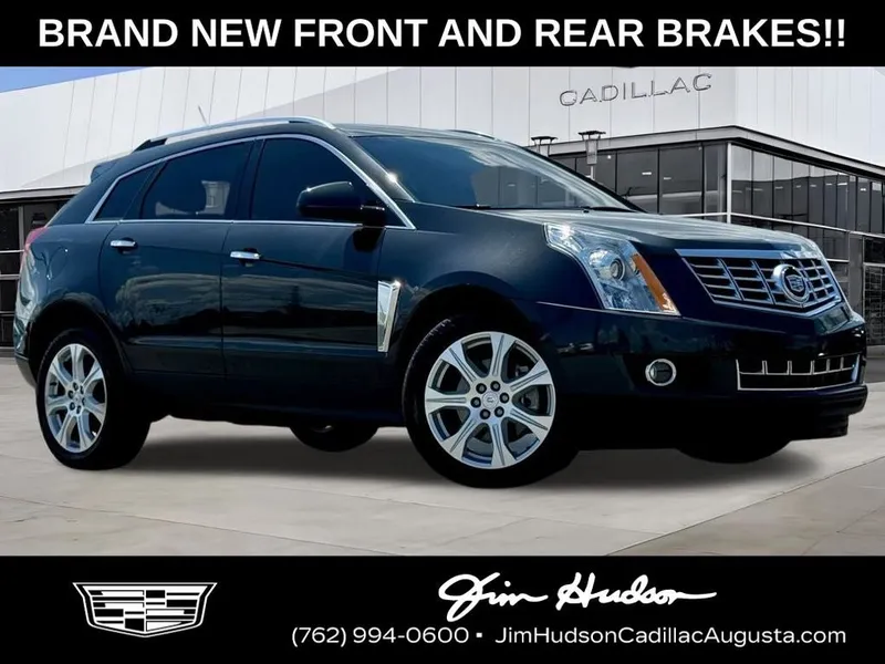 2016 Cadillac SRX Performance in Graphite Metallic — front three-quarter view