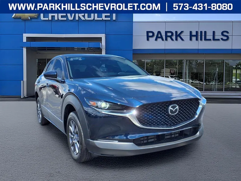 2024 Mazda Mazda CX-30 2.5 S in Blue — front three-quarter view