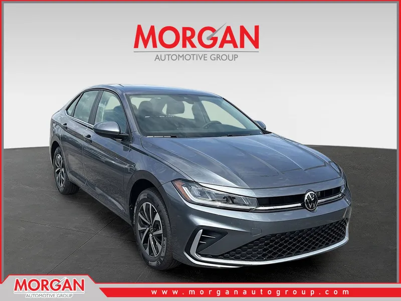 2026 Volkswagen Jetta S in Platinum — front three-quarter view