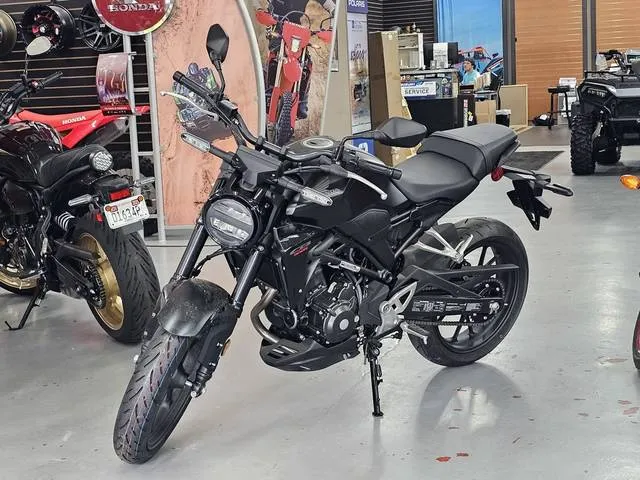 2025 Honda® CB300R — front three-quarter view