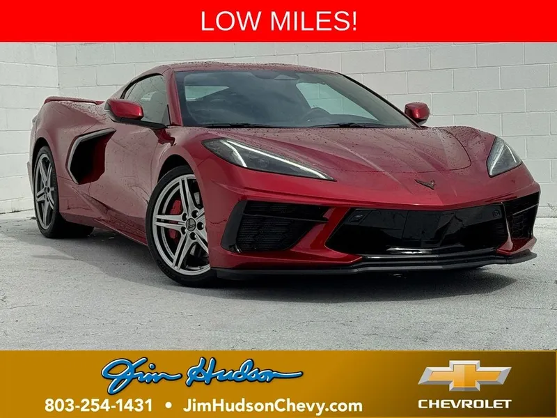 2024 Chevrolet Corvette Stingray 2LT in Mist — front three-quarter view