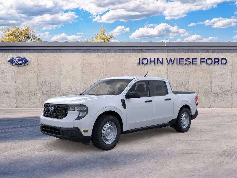2026 Ford Maverick XL AWD in Space White Metallic — front three-quarter view