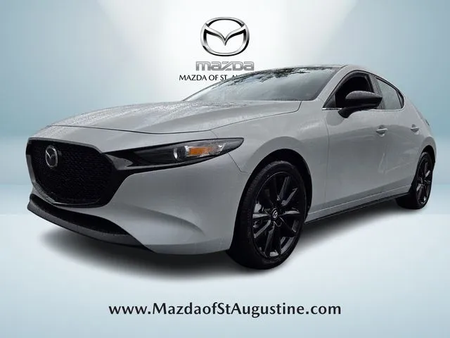 2026 Mazda Mazda3 3 2.5 S Select Sport Base in White — front three-quarter view