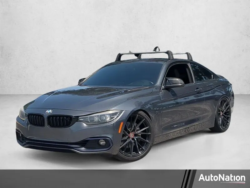2018 BMW 440i 440i in Gray — front three-quarter view