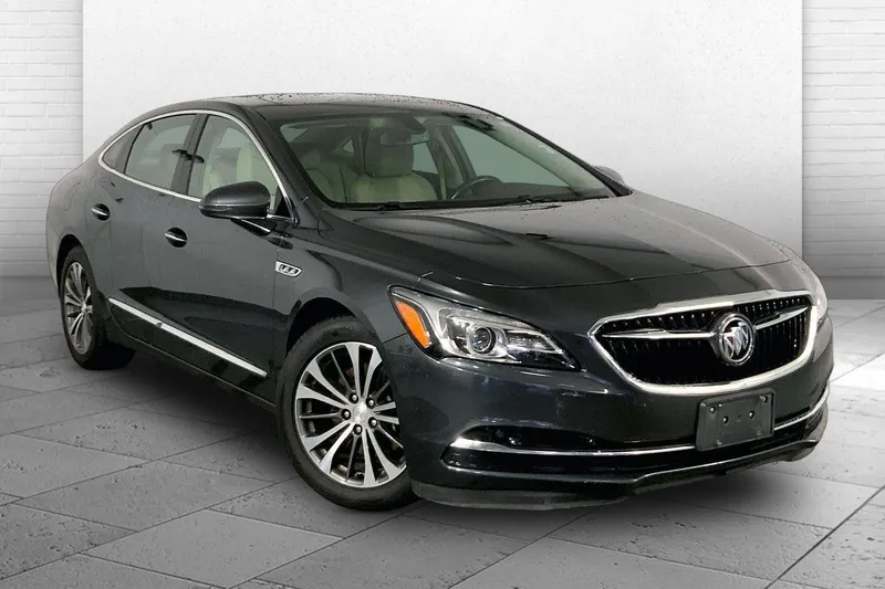 2017 Buick LaCrosse Essence in Graphite Gray Metallic — front three-quarter view