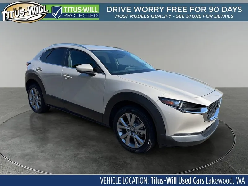 2022 Mazda Mazda CX-30 2.5 S Select Package in Quartz Metallic — front three-quarter view